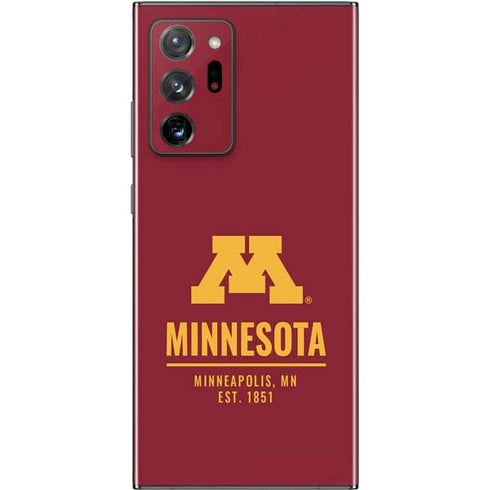 University of Minnesota Minneapolis MN Est 1851 Galaxy Note20 Ultra 5G Skin