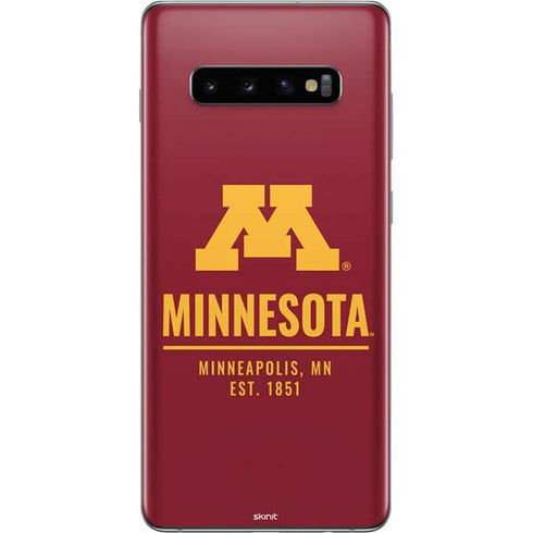 University of Minnesota Minneapolis MN Est 1851 Galaxy S10 Plus Skin