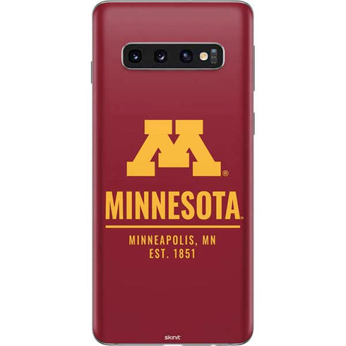 University of Minnesota Minneapolis MN Est 1851 Galaxy S10 Skin