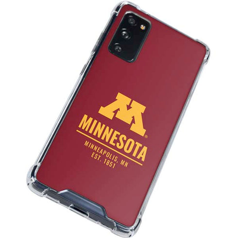 University of Minnesota Minneapolis MN Est 1851 Galaxy S20 FE Clear Case