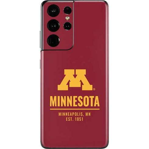 University of Minnesota Minneapolis MN Est 1851 Galaxy S21 Ultra 5G Skin