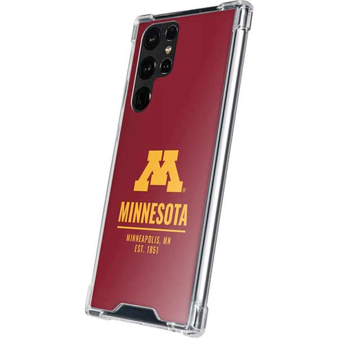 University of Minnesota Minneapolis MN Est 1851 Galaxy S22 Ultra Clear Case