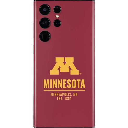 University of Minnesota Minneapolis MN Est 1851 Galaxy S22 Ultra Skin