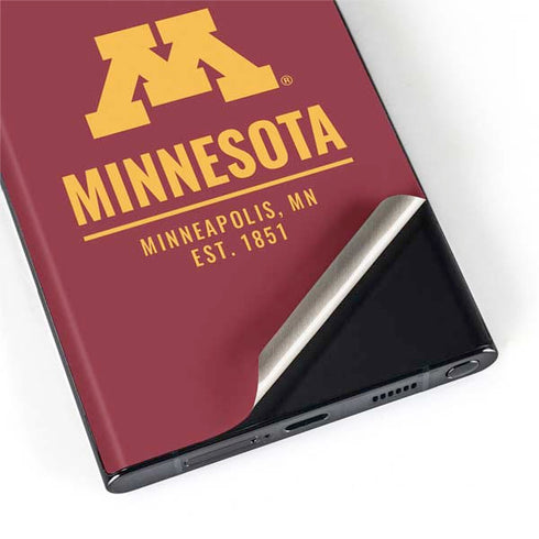 University of Minnesota Minneapolis MN Est 1851 Galaxy S22 Ultra Skin
