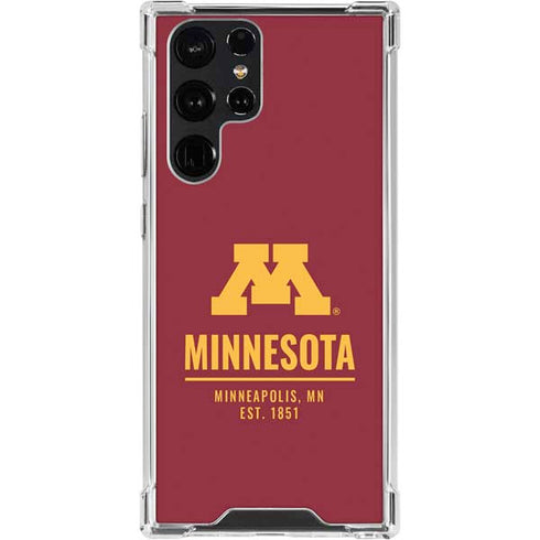 University of Minnesota Minneapolis MN Est 1851 Galaxy S24 Ultra Clear Case