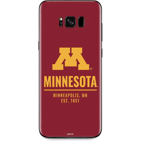 University of Minnesota Minneapolis MN Est 1851 Galaxy S8 Skin