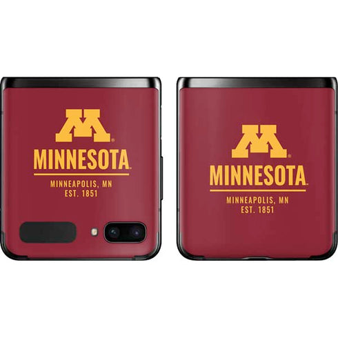 University of Minnesota Minneapolis MN Est 1851 Galaxy Z Flip Skin