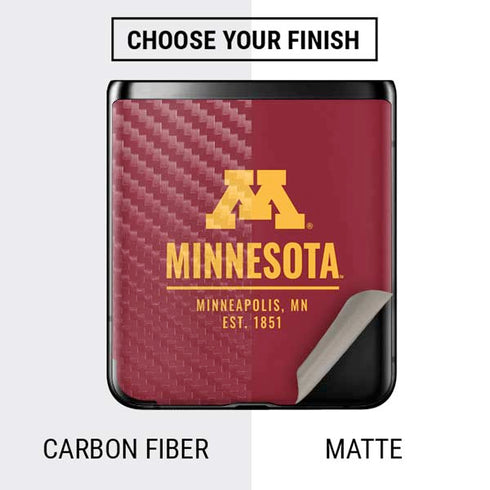 University of Minnesota Minneapolis MN Est 1851 Galaxy Z Flip Skin