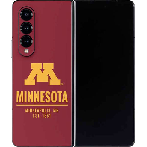 University of Minnesota Minneapolis MN Est 1851 Galaxy Z Fold4 5G Skin