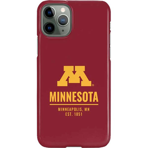 University of Minnesota Minneapolis MN Est 1851 iPhone 11 Pro Lite Case