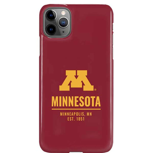 University of Minnesota Minneapolis MN Est 1851 iPhone 11 Pro Max Lite Case