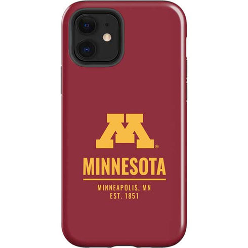 University of Minnesota Minneapolis MN Est 1851 iPhone 12 Impact Case