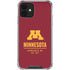University of Minnesota Minneapolis MN Est 1851 iPhone 12 Mini Clear Case