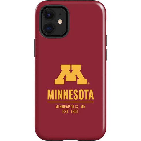 University of Minnesota Minneapolis MN Est 1851 iPhone 12 Mini Impact Case