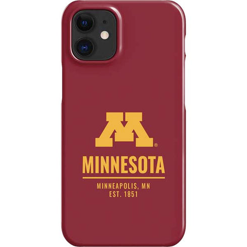 University of Minnesota Minneapolis MN Est 1851 iPhone 12 Mini Lite Case