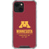 University of Minnesota Minneapolis MN Est 1851 iPhone 13 Mini Clear Case