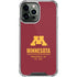 University of Minnesota Minneapolis MN Est 1851 iPhone 13 Pro Max Clear Case
