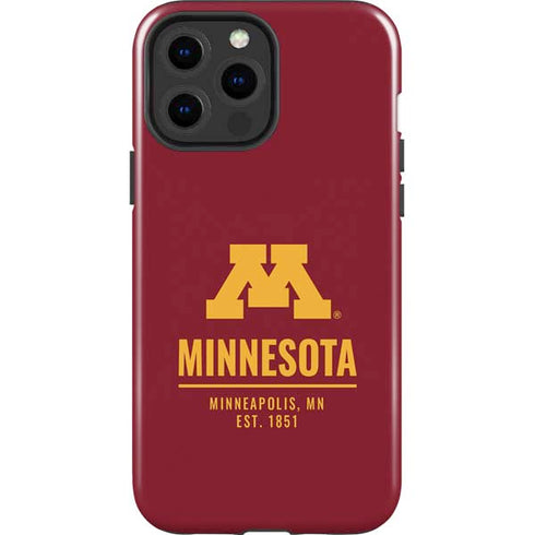 University of Minnesota Minneapolis MN Est 1851 iPhone 13 Pro Max Impact Case