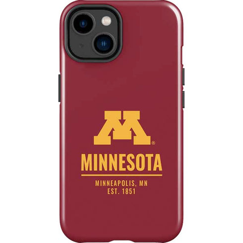 University of Minnesota Minneapolis MN Est 1851 iPhone 15 Plus Impact Case
