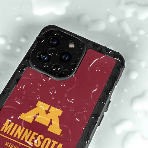 University of Minnesota Minneapolis MN Est 1851 iPhone 14 Pro Max Waterproof Case