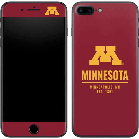 University of Minnesota Minneapolis MN Est 1851 iPhone 8 Plus Skin