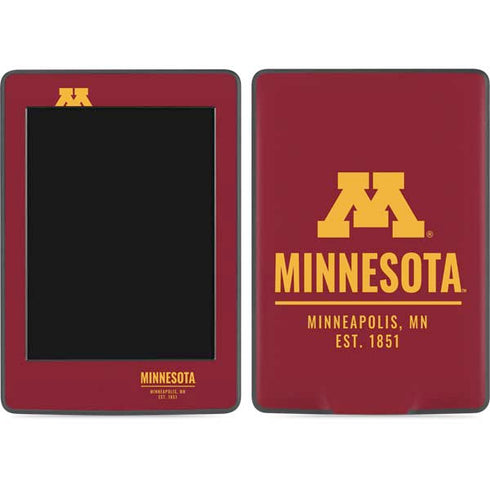 University of Minnesota Minneapolis MN Est 1851 Amazon Kindle Skin