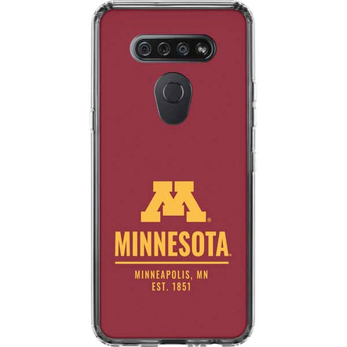 University of Minnesota Minneapolis MN Est 1851 LG K51/Q51 Clear Case