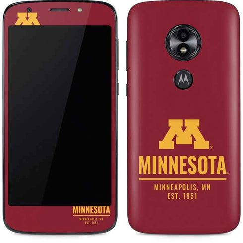 University of Minnesota Minneapolis MN Est 1851 Moto E5 Play Skin