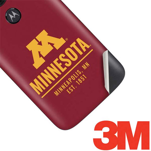 University of Minnesota Minneapolis MN Est 1851 Moto E5 Play Skin