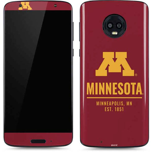 University of Minnesota Minneapolis MN Est 1851 Moto G6 Skin