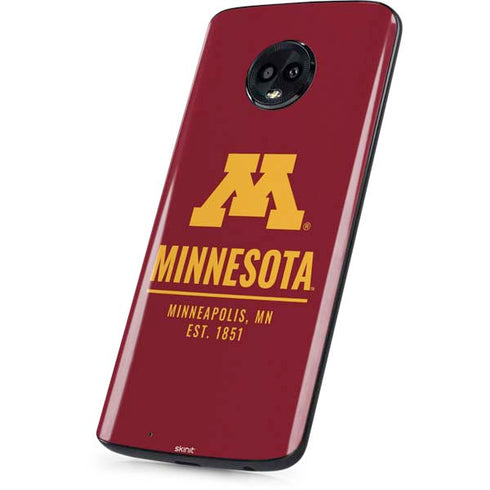 University of Minnesota Minneapolis MN Est 1851 Moto G6 Skin