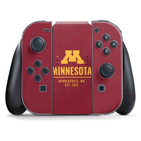 University of Minnesota Minneapolis MN Est 1851 Nintendo Switch (2017-2021) Joy-Con Controller Skin