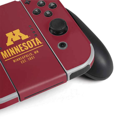 University of Minnesota Minneapolis MN Est 1851 Nintendo Switch OLED (2021) Skin