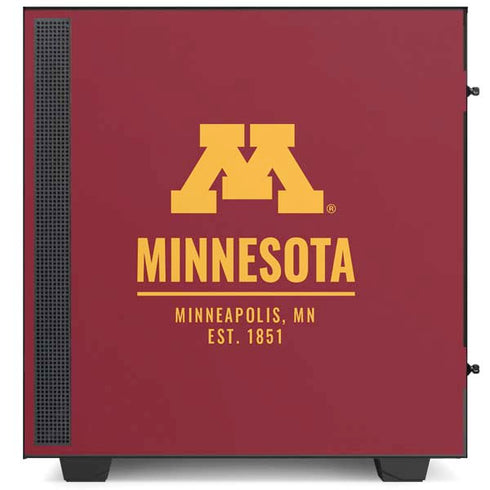 University of Minnesota Minneapolis MN Est 1851 NZXT H510 Compact ATX Mid-Tower Case Skin