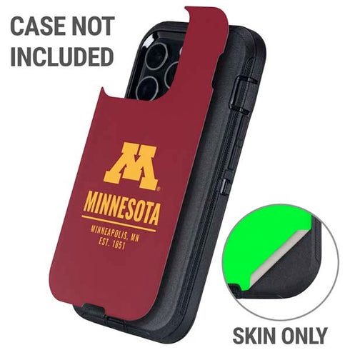 University of Minnesota Minneapolis MN Est 1851 Otterbox Defender iPhone Skin