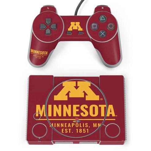 University of Minnesota Minneapolis MN Est 1851 PlayStation Classic Bundle Skin