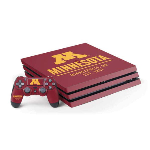 University of Minnesota Minneapolis MN Est 1851 PS4 Pro Bundle Skin