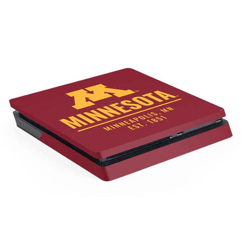 University of Minnesota Minneapolis MN Est 1851 PS4 Slim Skin