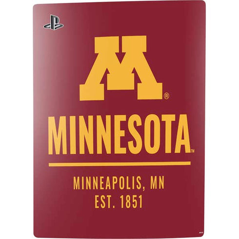 University of Minnesota Minneapolis MN Est 1851 PS5 Bundle Skin