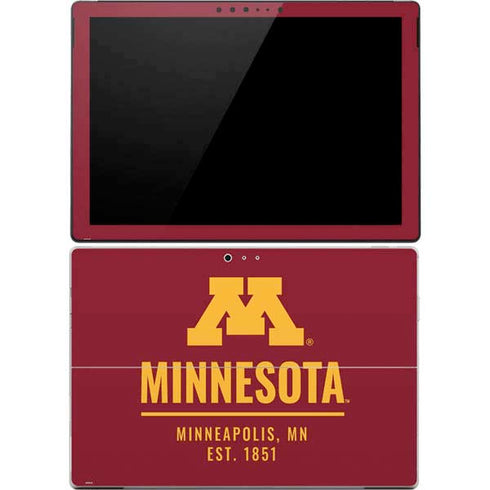 University of Minnesota Minneapolis MN Est 1851 Surface Pro 4 Skin