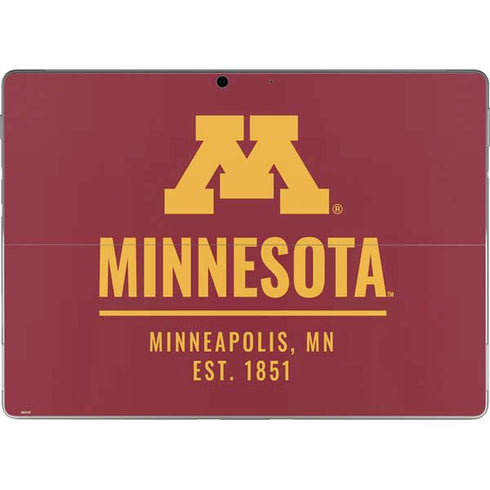 University of Minnesota Minneapolis MN Est 1851 Surface Pro 8 Skin