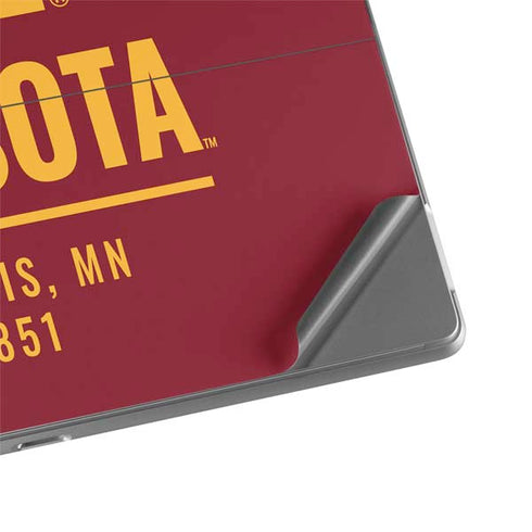 University of Minnesota Minneapolis MN Est 1851 Surface Pro 9 Skin