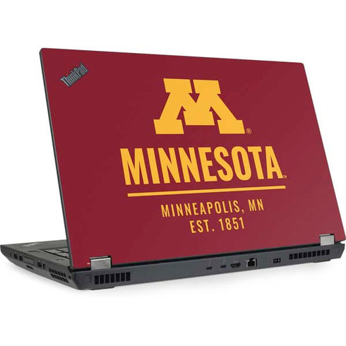 University of Minnesota Minneapolis MN Est 1851 Lenovo ThinkPad Skin