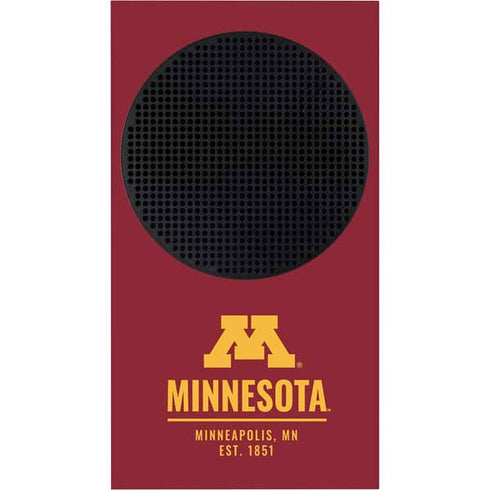 University of Minnesota Minneapolis MN Est 1851 Xbox Series S Bundle Skin