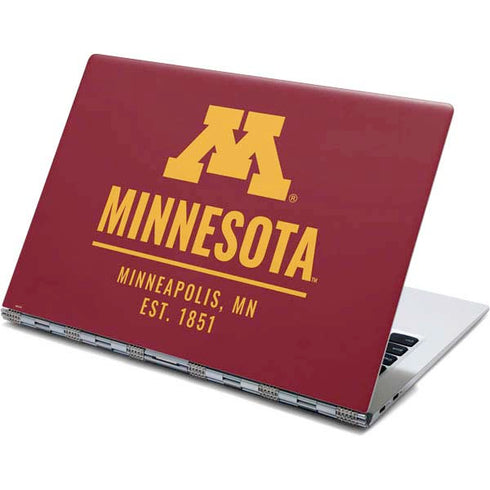 University of Minnesota Minneapolis MN Est 1851 Yoga 910 2-in-1 14in Touch-Screen Skin