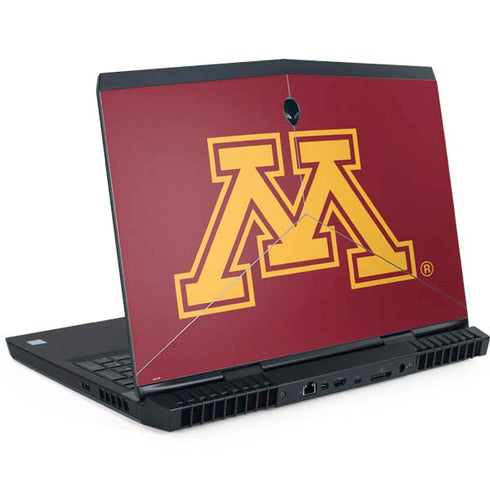 University of Minnesota M Logo Dell Alienware Skin