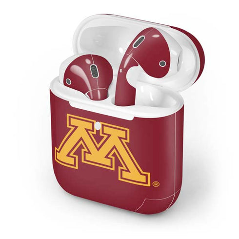 University of Minnesota M Logo Apple AirPods 2 Skin
