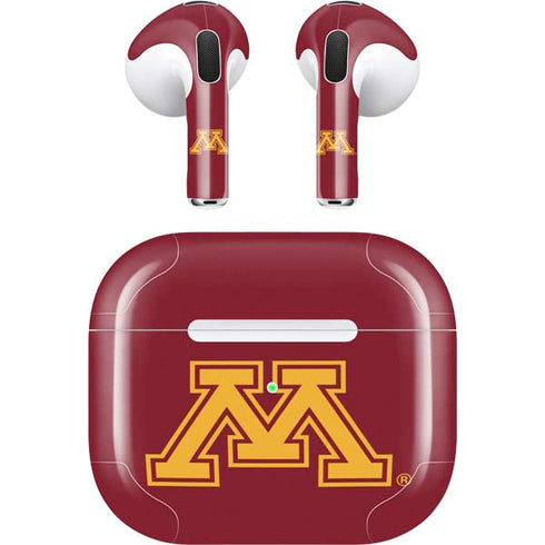 University of Minnesota M Logo Apple AirPods (3rd Gen 2021) Skin