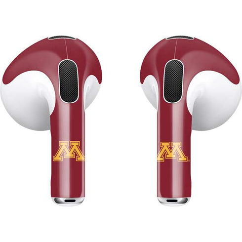 University of Minnesota M Logo Apple AirPods (3rd Gen 2021) Skin