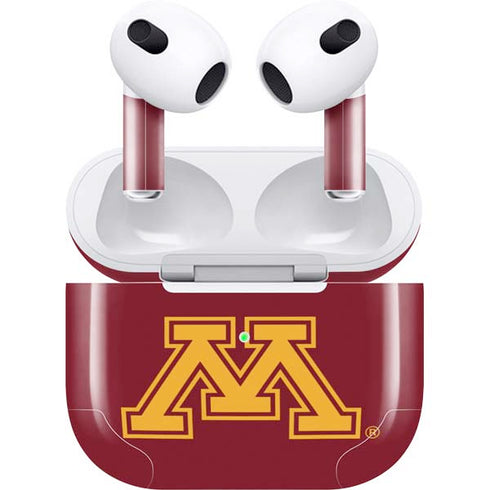 University of Minnesota M Logo Apple AirPods (3rd Gen 2021) Skin